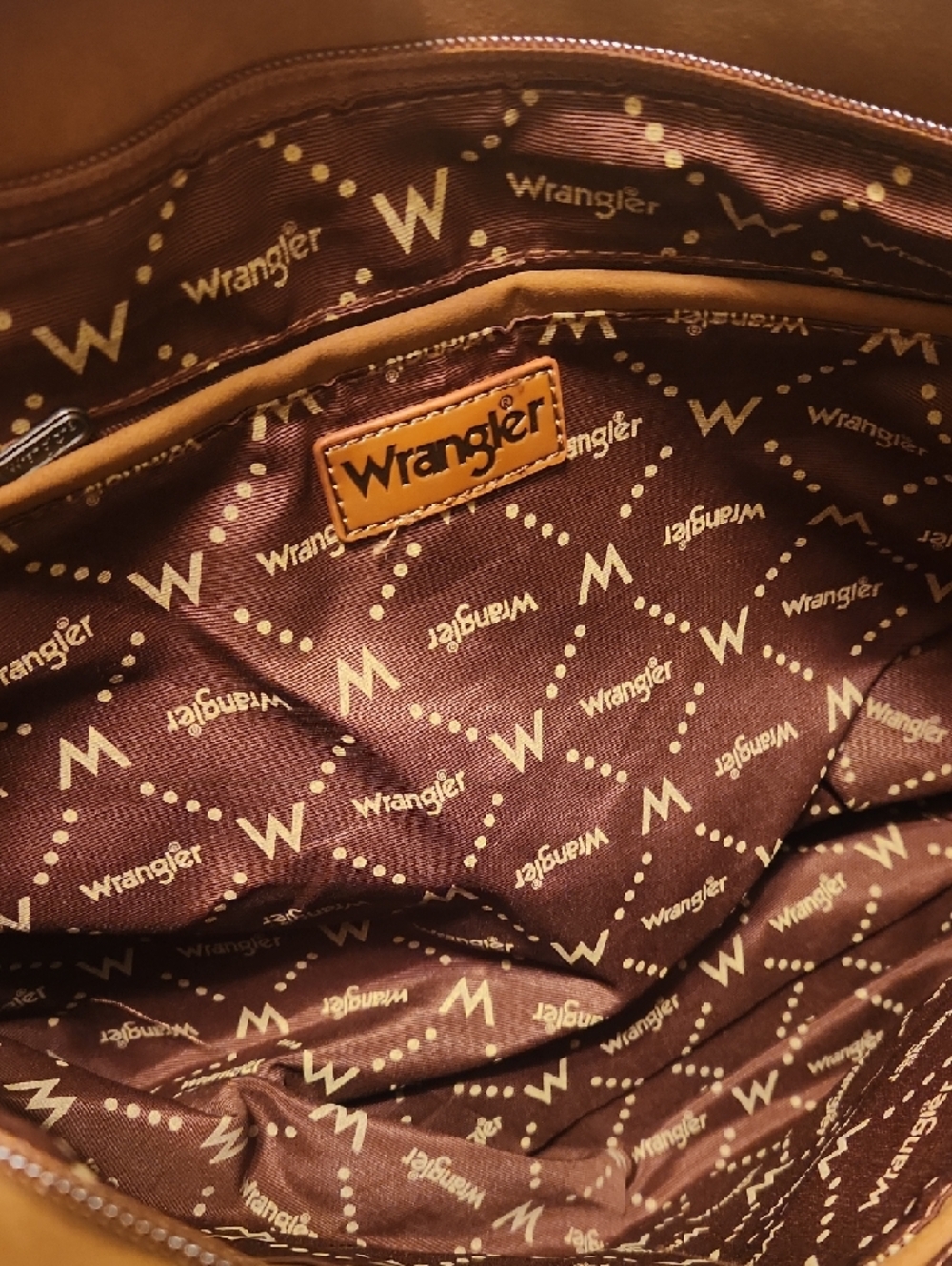 Wrangler Mustard Suede Shoulder Hobo Bag - Picture 4 of 4